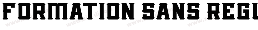 Formation Sans Regul字体转换